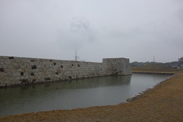 北隅櫓台from三之丸