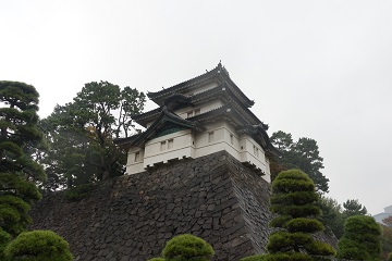 富士見櫓from蓮池門跡付近