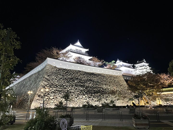 二ノ丸石垣ライトアップ