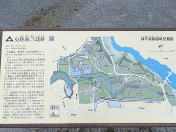 鉢形城跡全体図