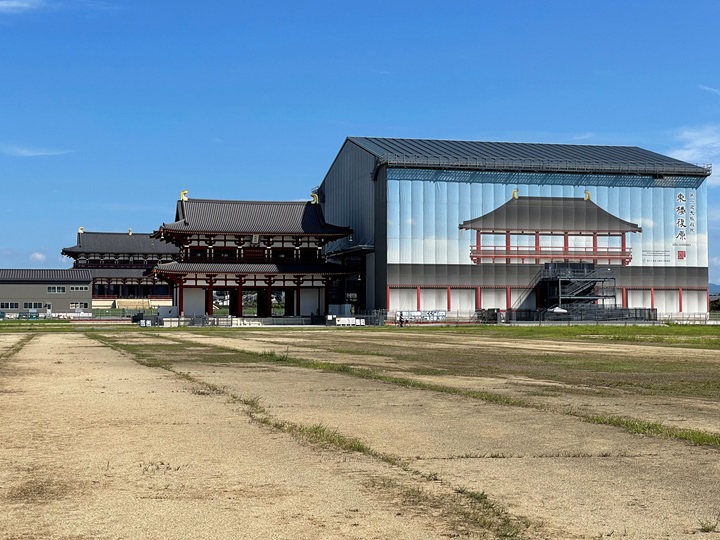 中央区朝堂院からの第1次大極殿院