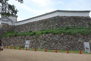 上山里下段石垣（羽柴時代）