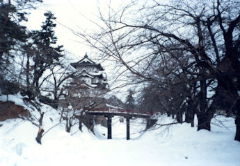 冬の天守