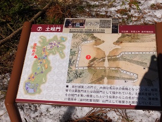 土岐門案内板