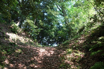 堀切（杉曲輪－北城間）２