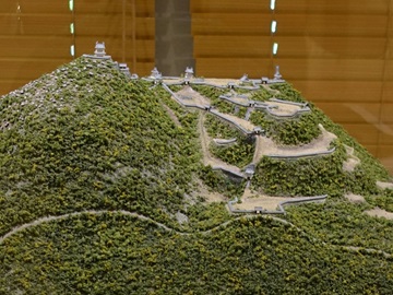 笠間城ジオラマ