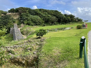 西原御門付近から四の曲輪
