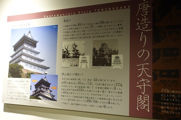 本来の天守の外観