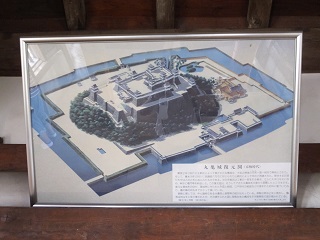 内堀の内側の復元図