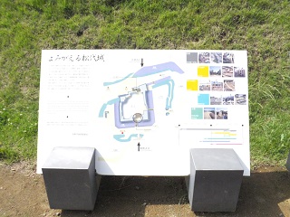 松代城址の案内図