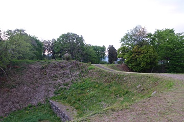 郭馬出から二の丸