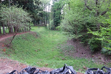 二の丸と三ノ丸との間の堀