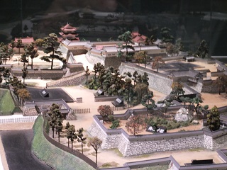 本丸付近の模型
