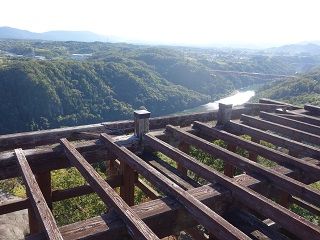 天守台展望台より南西方面