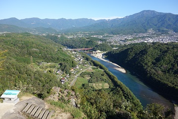 天守台展望台より南東方面