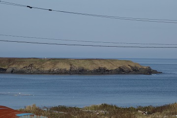 ノツカマフ１・２号チャシ遠景