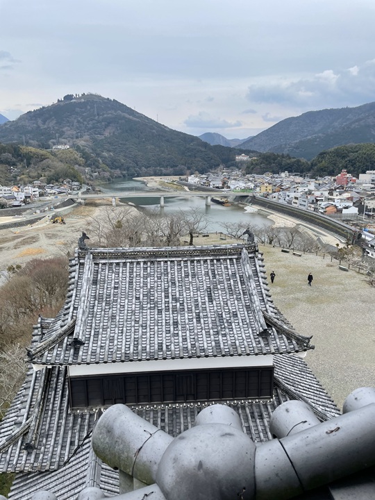 天守上層から東方面