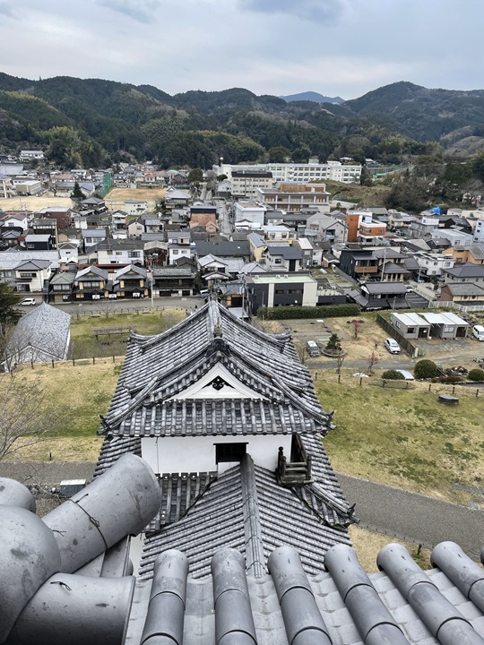 天守上層から南方面