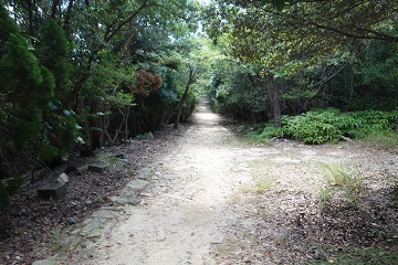 西の丸向け通路