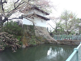 堀と東門横の乾櫓