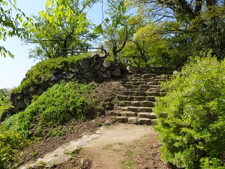 山上ノ丸(本丸)石垣