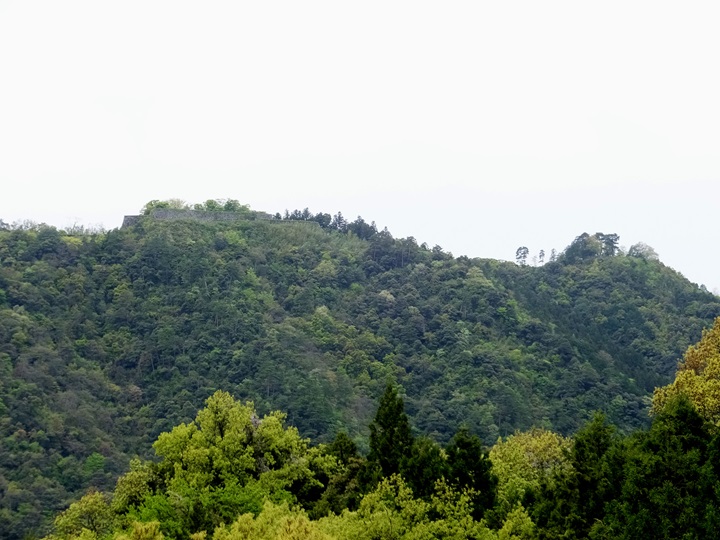 津和野城址、遠景