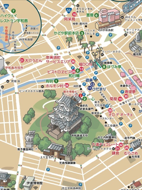 周辺ガイドマップ