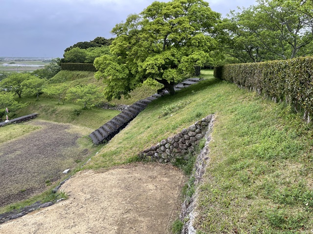 主郭部上段より